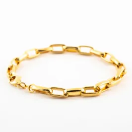 PULSEIRA ELO CARTIER OU CADEADO LONGO 18 CM