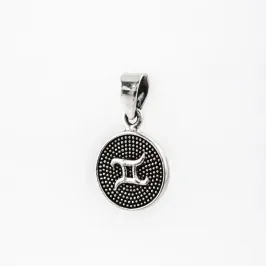 PINGENTE SIGNOS NA PRATA DE BALI: GÊMEOS