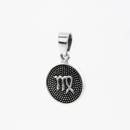 PINGENTE SIGNOS NA PRATA DE BALI: VIRGEM