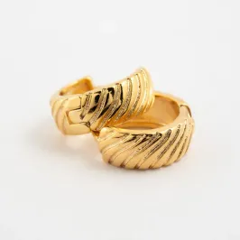 ARGOLA CLICK FIO QUADRADO TRABALHADO 1,2 CM 5MM