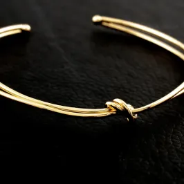 BRACELETE NÓ 2 FIOS REGULÁVEL