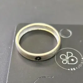 ANEL ALIANÇA DETALHE FLOR