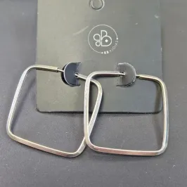ARGOLA QUADRADO CÔNCAVO 3 CM