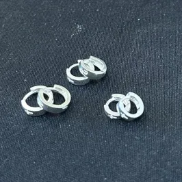 ARGOLA TRIO INDIVIDUAL CRUZ VAZADA PEQUENA