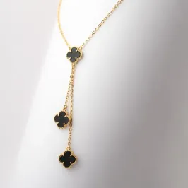 GARGANTILHA TREVO VIRGINIA GRAVATA