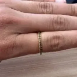 ANEL CRAVEJADO PRETO