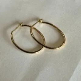 ARGOLA 2CM OVAL FINA