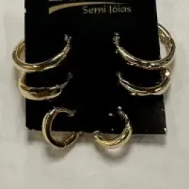 BRINCO TRIO ARGOLA LISA