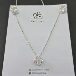 CONJUNTO QUADRADO PONTO DE LUZ CORES VARIADAS