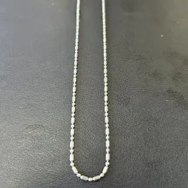CORRENTE BOLINHA ACHATADA 40 CM