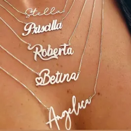 GARGANTILHA PERSONALIZADA MANUSCRITO 50CM