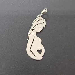 PINGENTE PERSONALISADO MÃE GESTANTE