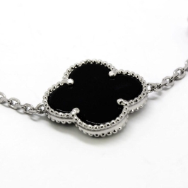 PULSEIRA  TRÊS TREVO PRETO