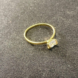 ANEL SOLITÁRIO GARRAS DUPLAS