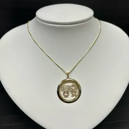 GARGANTILHA FILHOS MEDALHA GRANDE MENINA