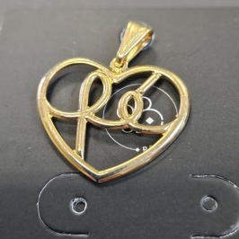 PINGENTE CORAÇÃO FÉ