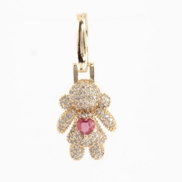 PINGENTE MENINA CRAVEJADO RIVIERA