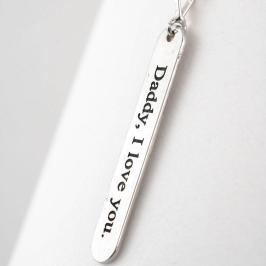 PINGENTE PERSONALIZADO DADDY I LOVE YOU