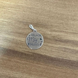PINGENTE PERSONALIZADO MELHOR MÃE DO MUNDO