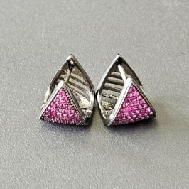 ARGOLA CRAVEJADA CORES VARIADAS RODIO NEGRO
