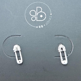 BRINCO ALFINETE CRAVEJADO