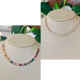 CHOCKER 32CM PEDRARIA CRYSTAL