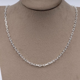 CORRENTE ELO CARTIER ALONGADO F80 60 CM