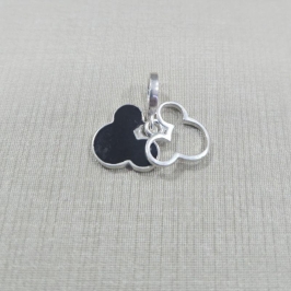 BERLOQUE  2 CABEÇAS DO MICKEY VAZADO E PRETO