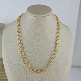 CORRENTE ELO CADEADO TRABALHADO 45CM