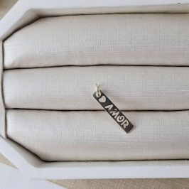 PINGENTE PLACAS A LASER PALAVRAS VARIADAS