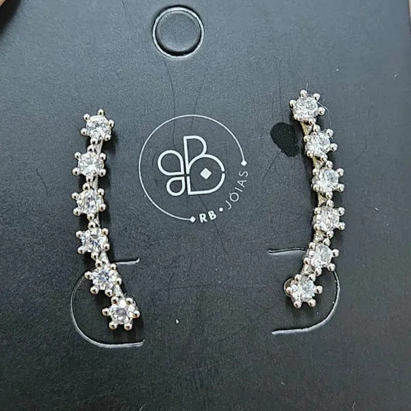 BRINCO EAR CUFF COM PEDRAS
