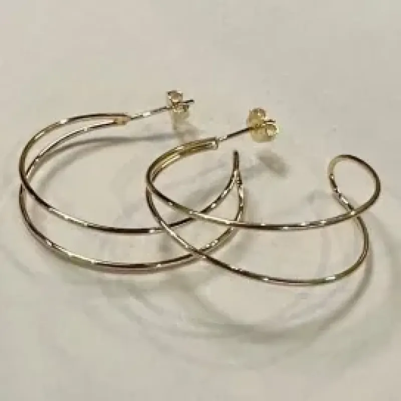 ARGOLA MEIA 2 FIOS 3CM