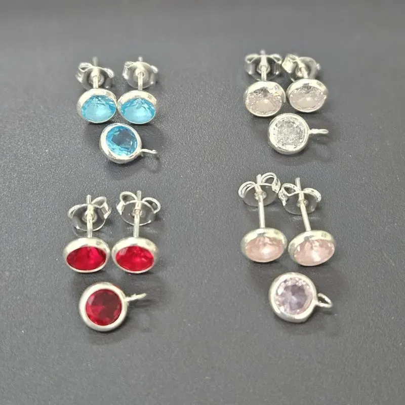 CONJUNTO PONTO DE LUZ CORES VARIADAS BRINCO E PINGENTE