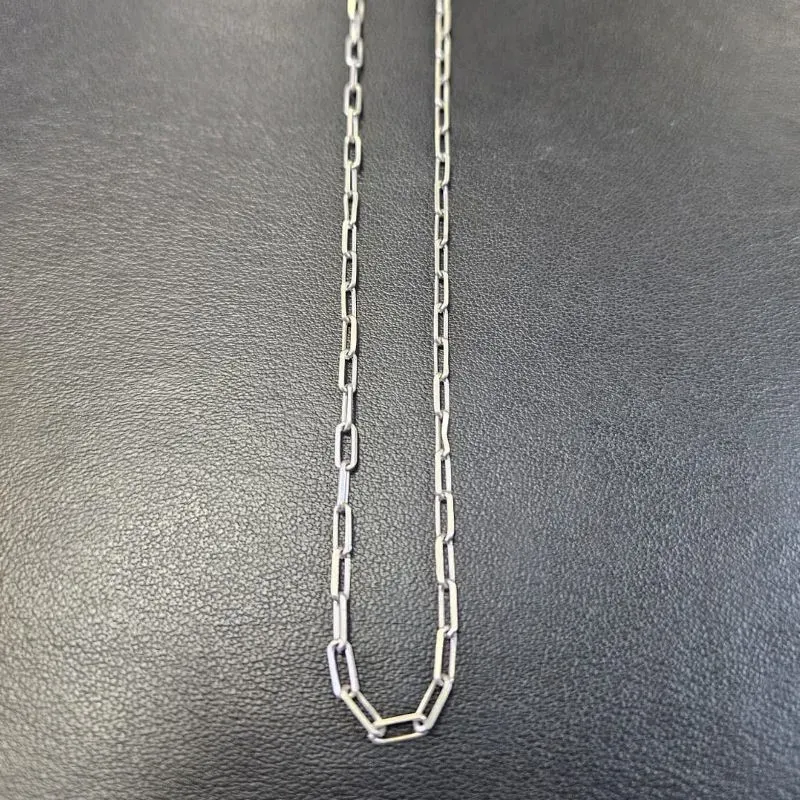CORRENTE ELO CARTIER 60CM FINO ALONGADO