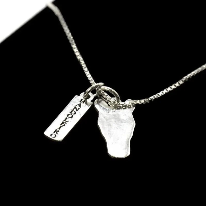 PINGENTE PERSONALIZADO CAVALO + PLACA