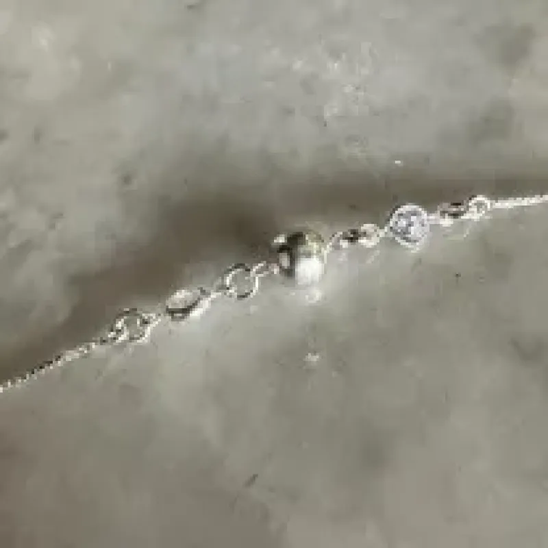 PULSEIRA BOLA E PONTO DE LUZ COM CORRENTE VENEZIANA