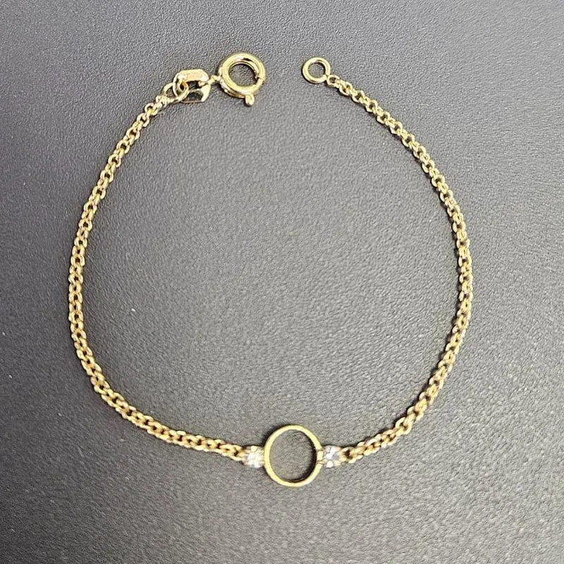 PULSEIRA INFANTIL CIRCULO VAZADO COM 2 PONTO DE LUZ