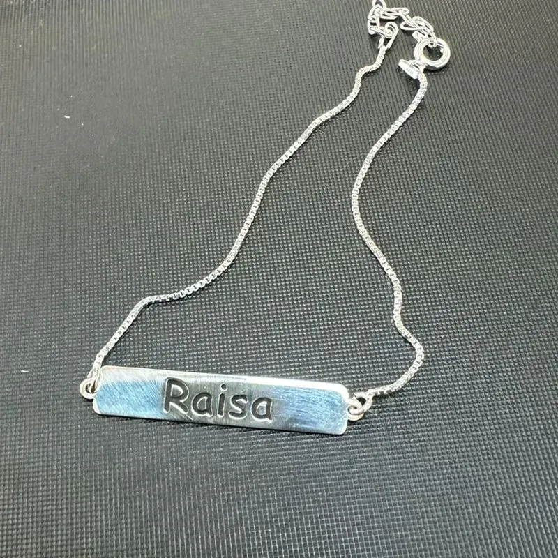 PULSEIRA PERSONALIZADO PLACA CORRENTE VENEZIANA