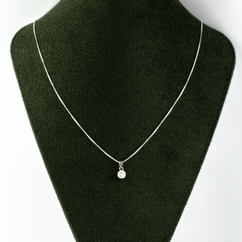CONJUNTO BOLA CRISTAL BRINCO E GARGANTILHA