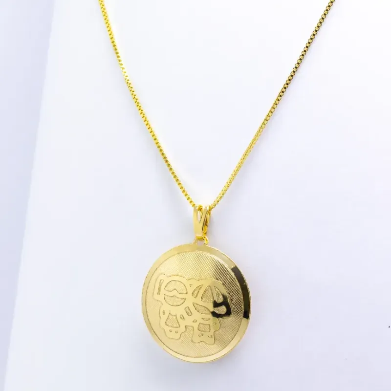GARGANTILHA FILHOS MEDALHA FOSCA CASAL