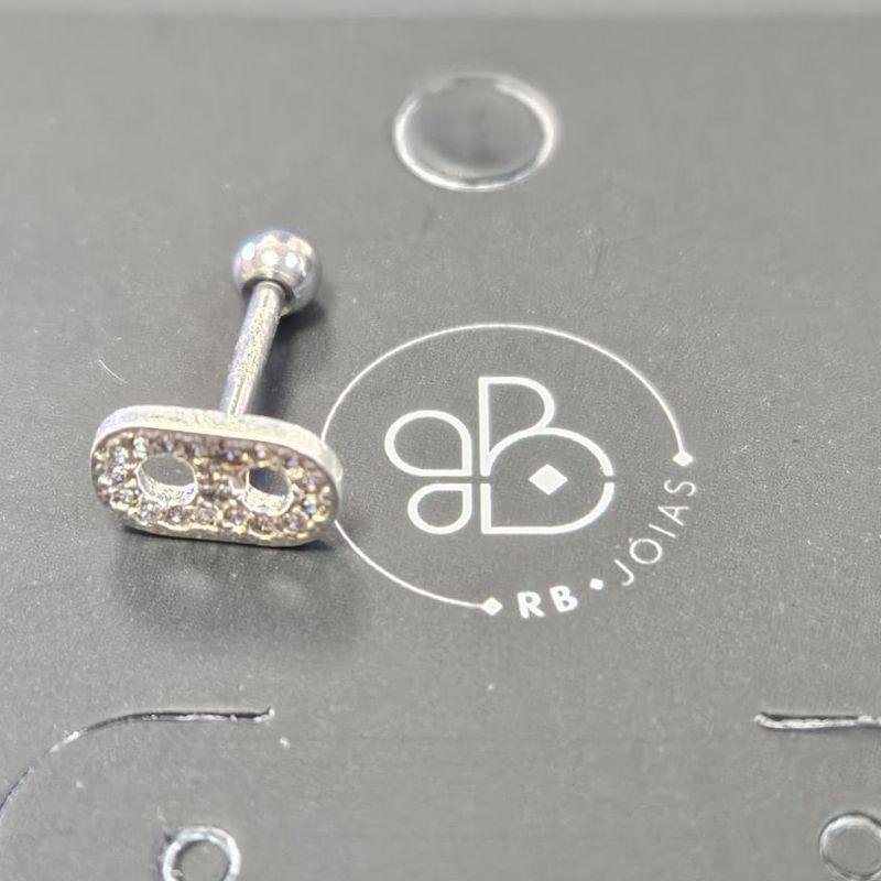 PIERCING ANEL DE LATA CRAVEJADO