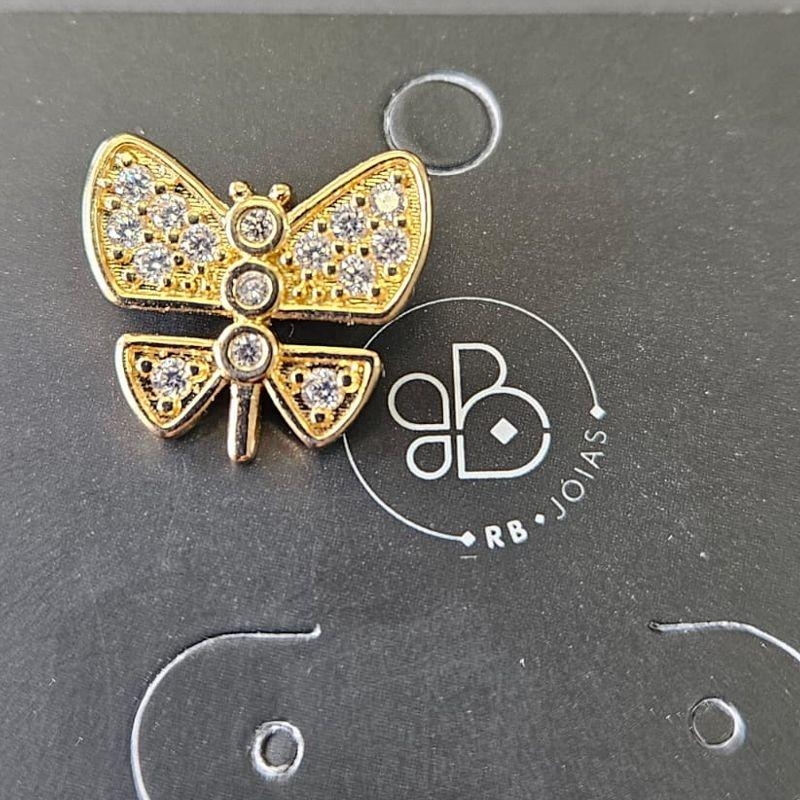 PINGENTE BORBOLETA CRAVEJADO