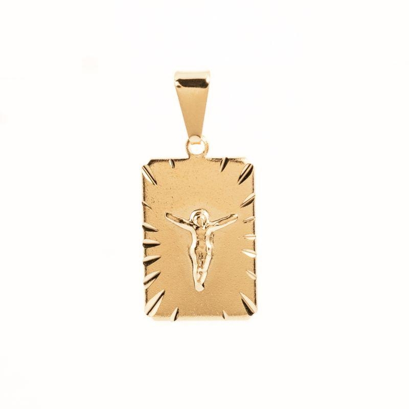PINGENTE PLACA JESUS CRUCIFICADO