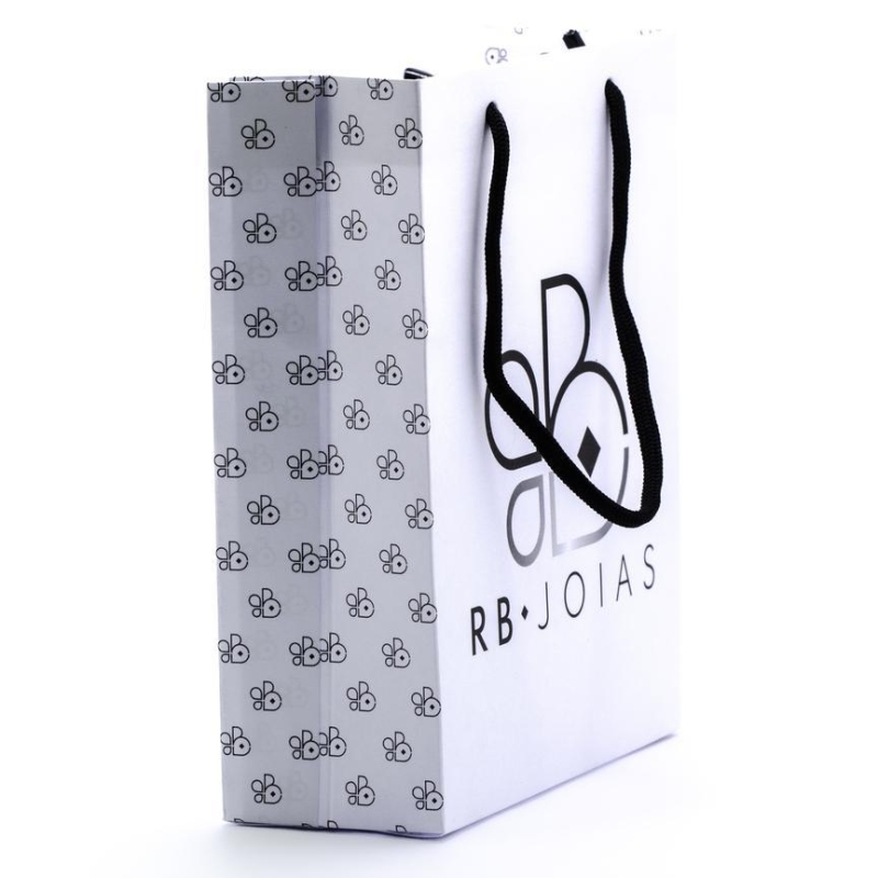 SACOLA PERSONALIZADA RB JOIAS 16x05x05 cm