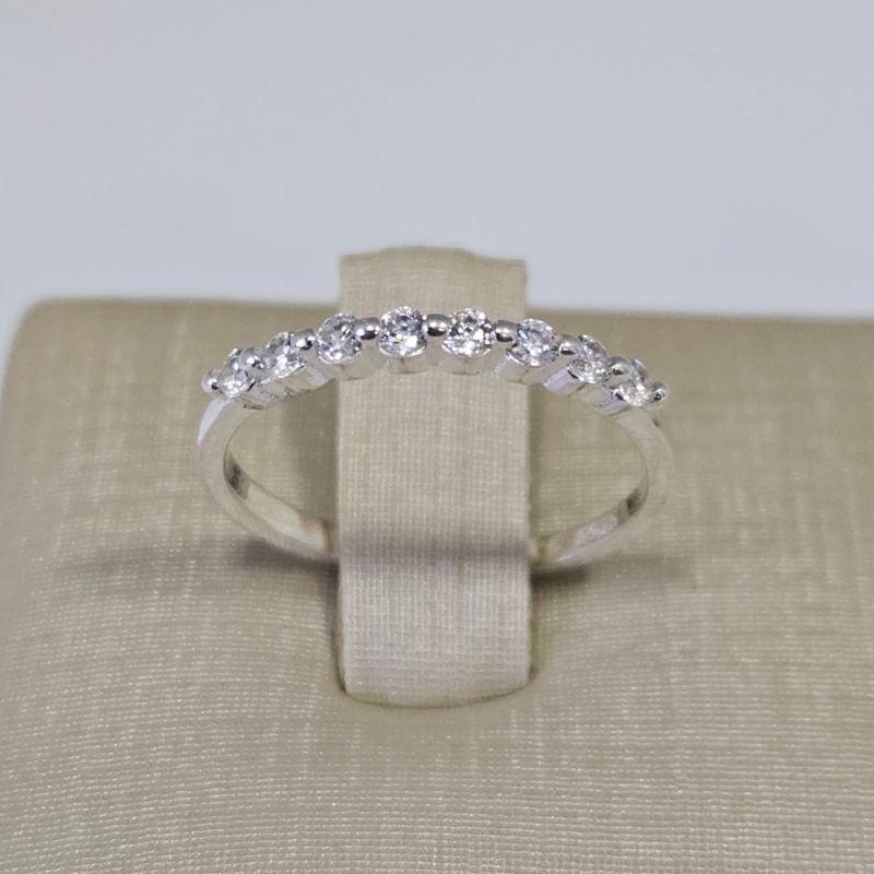 ANEL  8 PEDRAS CRISTAL
