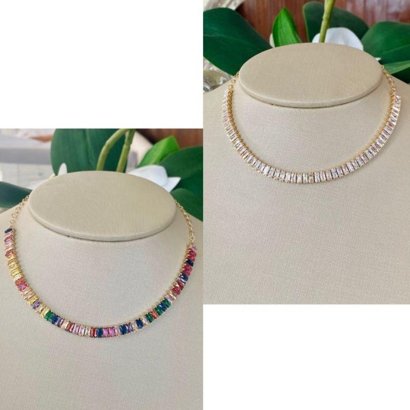CHOCKER 32CM PEDRARIA COLORIDA