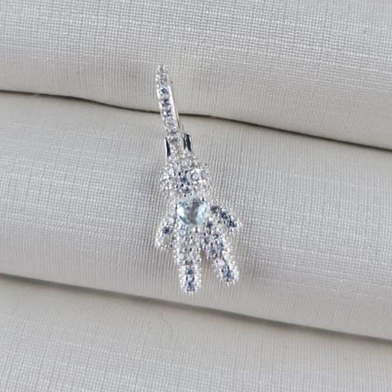 PINGENTE CRAVEJADO FILHOS MENINO PARA RIVIERA GRANDE 2,7CM