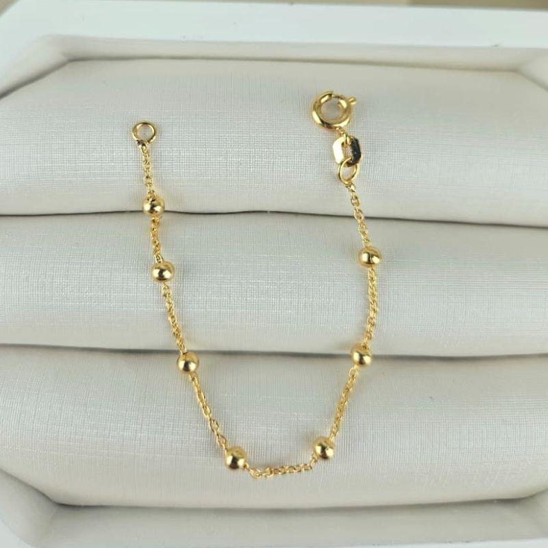 PULSEIRA INFANTIL CARTIER COM BOLINHAS