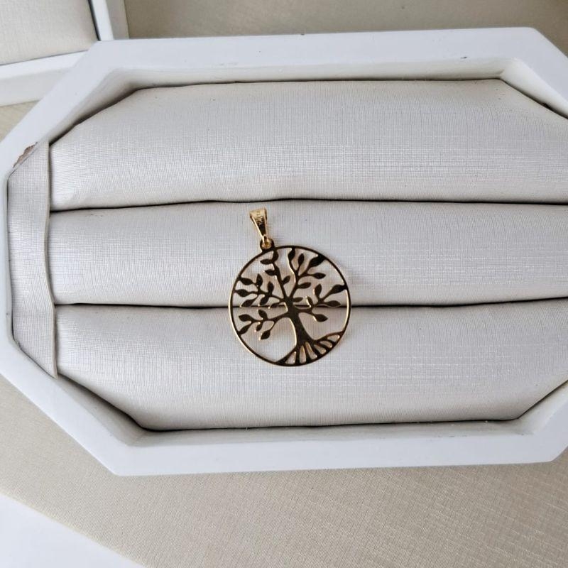 PINGENTE ARVORE DA VIDA REDONDO VAZADO