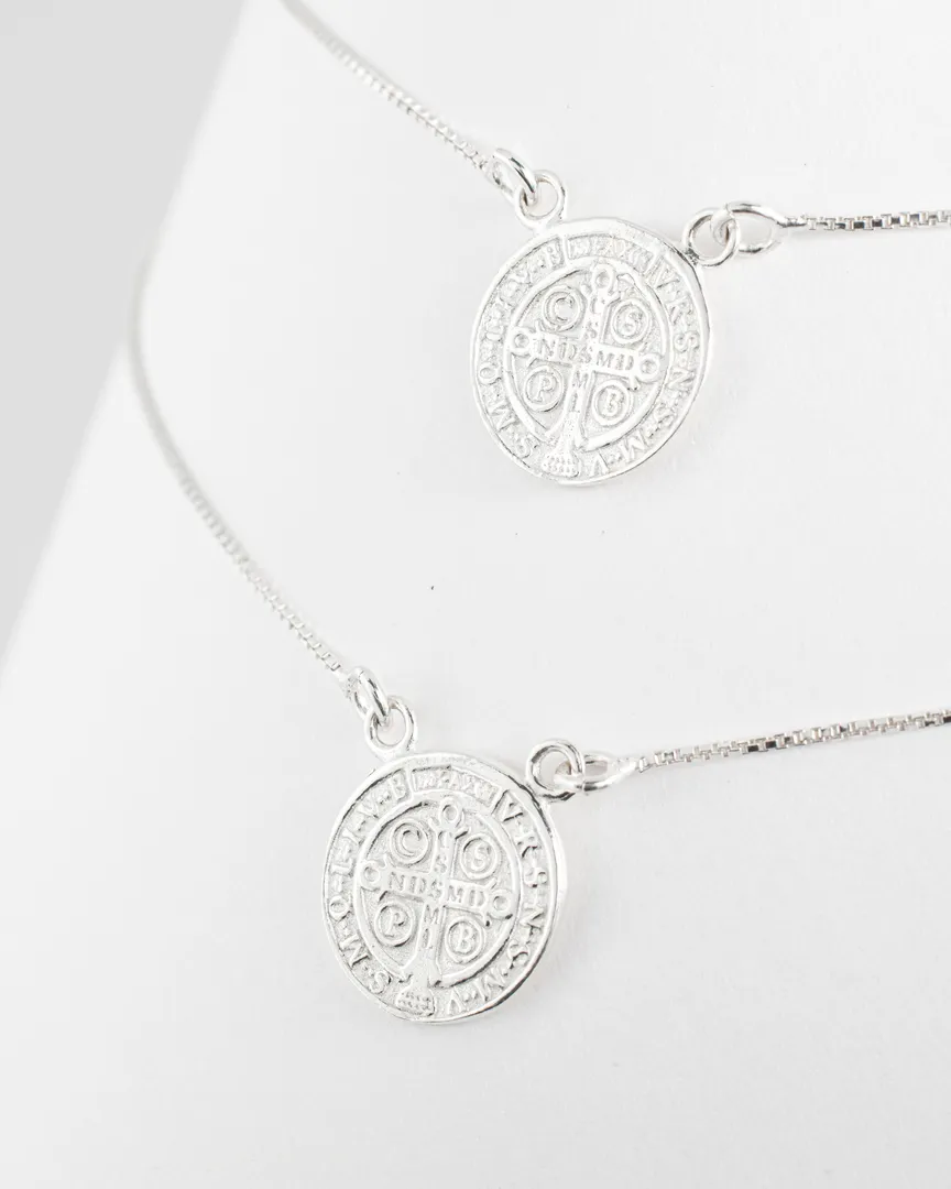 ESCAPULARIO MEDALHA SAO BENTO TRADICIONAL CORRENTE VENEZIANA